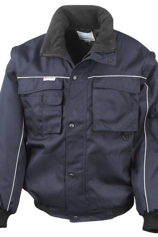 Result Work-Guard RE71A - Work-Guard zip sleeve heavy duty pilot jacket