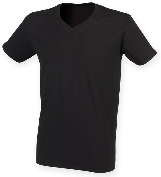 SF Men SF122 - Men's feel good stretch v-neck t-shirt