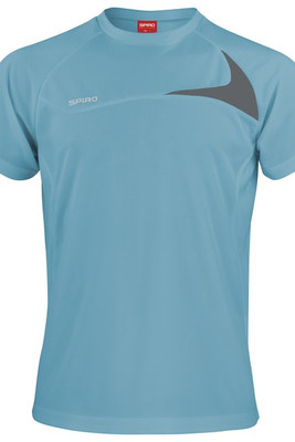 Spiro S182M - Tricou de antrenament Ultra Cool-Dry Reflective