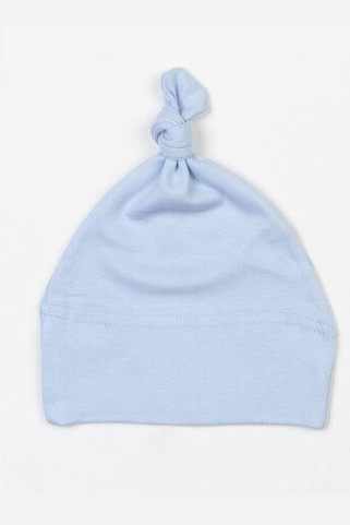 Babybugz BZ015 - Miękka Bawełniana Czapeczka z Jednym Supełkiem