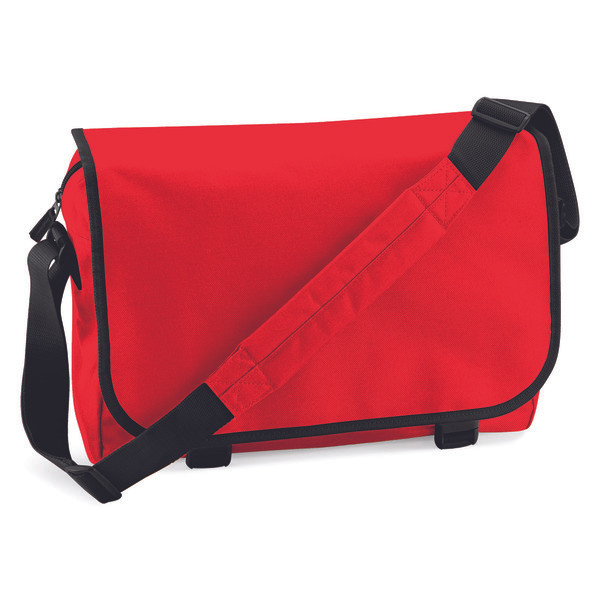 Bag Base BG021 - Borsa a Tracolla Organizzata con Gancio Portachiavi