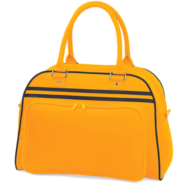 Bag Base BG075 - Vintage Style Multi-Pocket Bowling Tote Bag