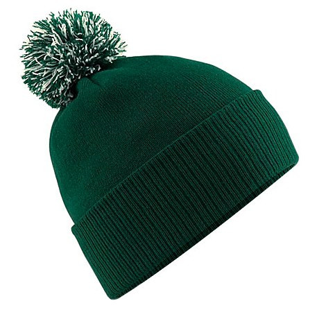 Beechfield BC450 - Versatile Two-Tone Pom Pom Knit Beanie