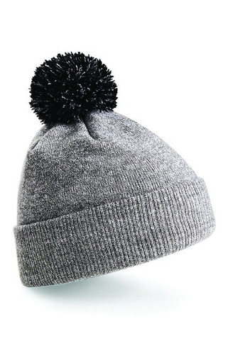 Beechfield BC450 - Stylová Zimní Čepice s Dvoubarevnou Bambulkou