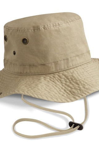Beechfield BC789 - Versatile Outback Adventure Hat with Chin Strap