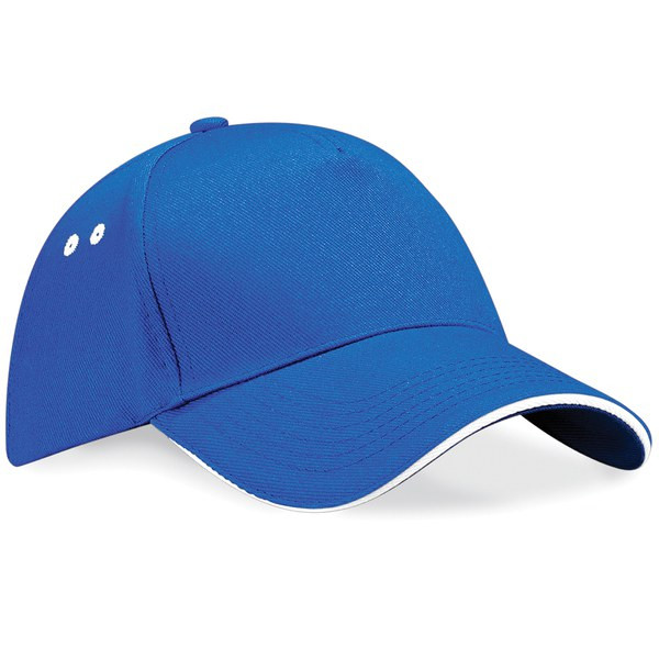 Beechfield BC15C - Cappello 5 Pannelli con Visiera Sandwich Elegante