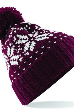 Beechfield BC456 - Fair Isle snowstar beanie