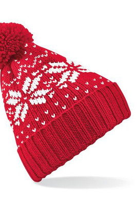 Beechfield BC456 - Fair Isle snowstar beanie