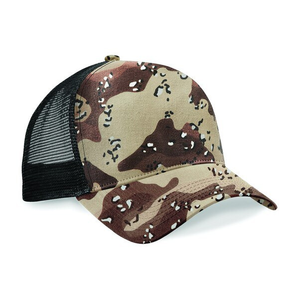 Beechfield BC694 - Camo snapback trucker