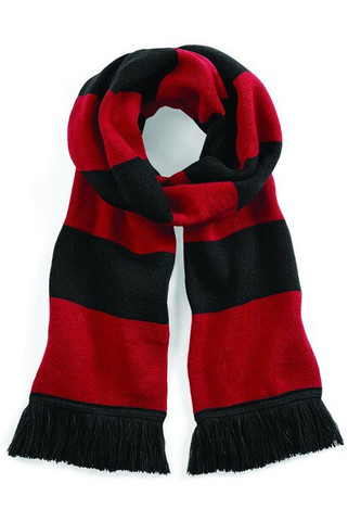 Beechfield BC479 - Classic Luxurious Knit Varsity Scarf with Tassels