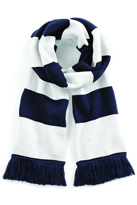 Beechfield BC479 - Classic Luxurious Knit Varsity Scarf with Tassels
