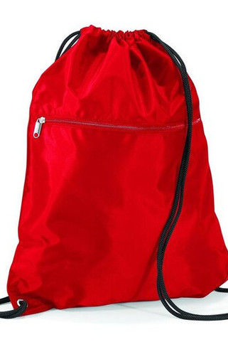 Quadra QD071 - Water Resistant Gym Sack with Zipper Pocket