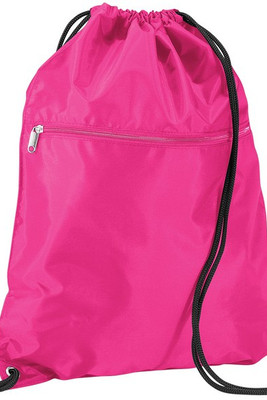 Quadra QD071 - Water Resistant Gym Sack with Zipper Pocket