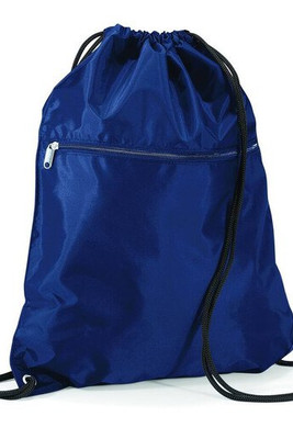 Quadra QD071 - Water Resistant Gym Sack with Zipper Pocket