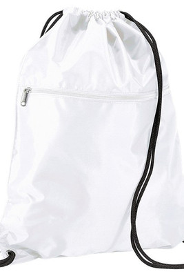 Quadra QD071 - Water Resistant Gym Sack with Zipper Pocket