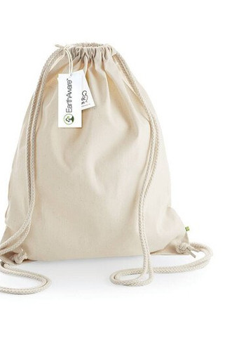 Westford mill WM810 - Eco-Friendly Organic Cotton Gym Bag