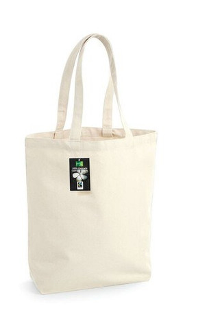 Westford Mill WM671 - Fairtrade cotton camden shopper