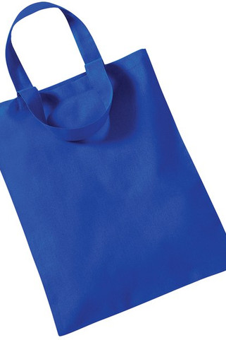 Westford mill WM104 - Trendy Everyday Mini Tote Bag with Shoulder Strap