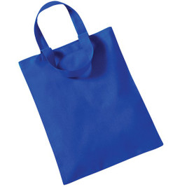 Westford mill WM104 - Trendy Everyday Mini Tote Bag with Shoulder Strap