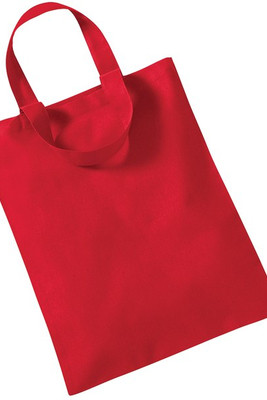 Westford mill WM104 - Trendy Everyday Mini Tote Bag with Shoulder Strap