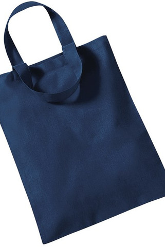 Westford mill WM104 - Trendy Everyday Mini Tote Bag with Shoulder Strap