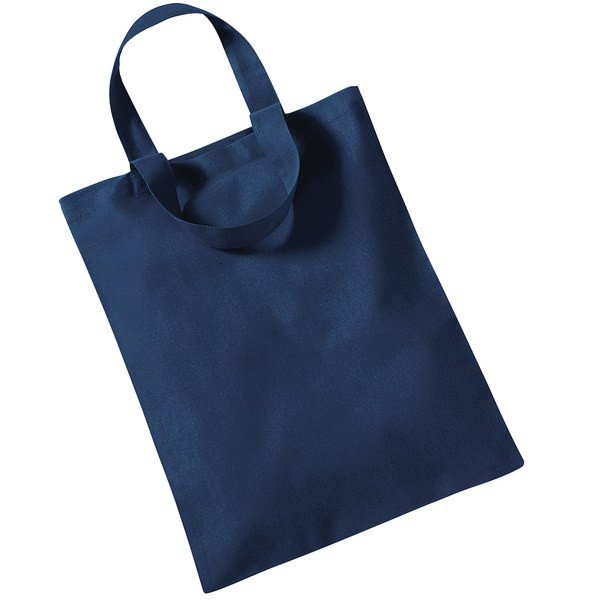 Westford mill WM104 - Trendy Everyday Mini Tote Bag with Shoulder Strap