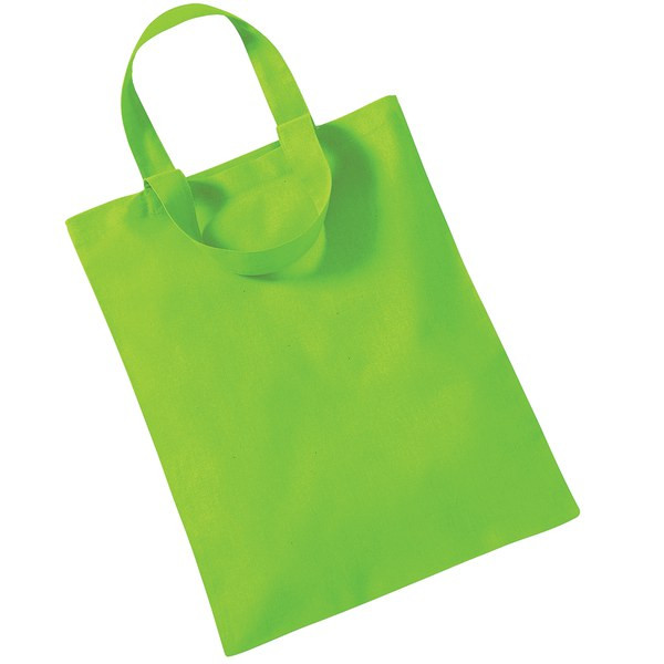 Westford mill WM104 - Trendy Everyday Mini Tote Bag with Shoulder Strap