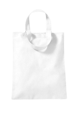 Westford mill WM104 - Trendy Everyday Mini Tote Bag with Shoulder Strap