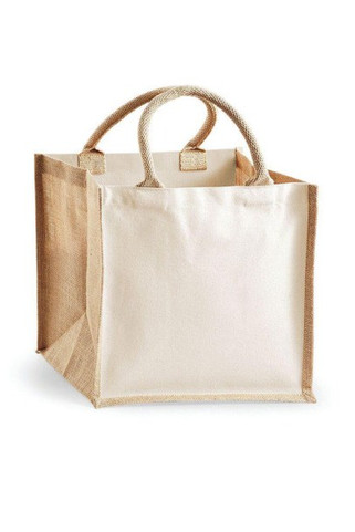 Westford Mill WM421 - Borsa midi in iuta Printers