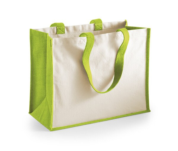 Westford mill WM422 - Classic Burlap Shopping Bag
