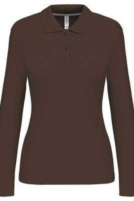 Kariban K244 - LADIES' LONG SLEEVE PIQUE POLO SHIRT