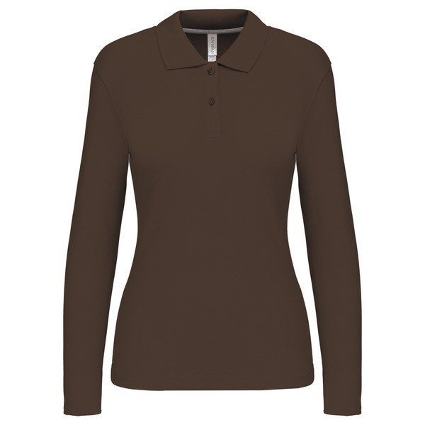 Kariban K244 - LADIES' LONG SLEEVE PIQUE POLO SHIRT