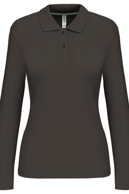 Kariban K244 - LADIES' LONG SLEEVE PIQUE POLO SHIRT