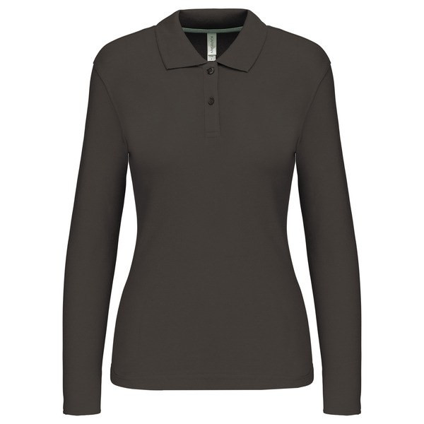 Kariban K244 - LADIES' LONG SLEEVE PIQUE POLO SHIRT