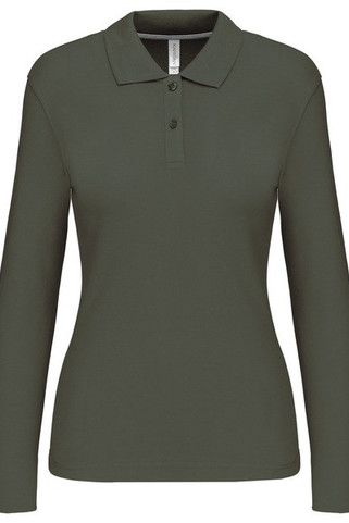 Kariban K244 - Damen Langarm Pique Poloshirt