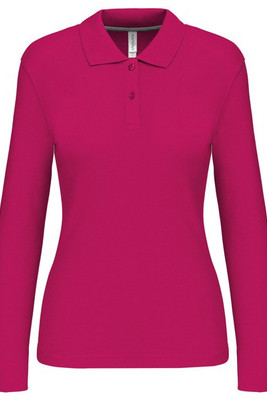 Kariban K244 - LADIES' LONG SLEEVE PIQUE POLO SHIRT