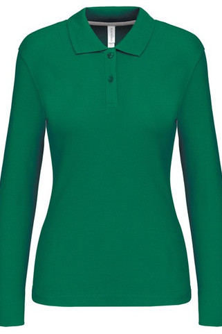 Kariban K244 - LADIES LONG SLEEVE PIQUE POLO SHIRT