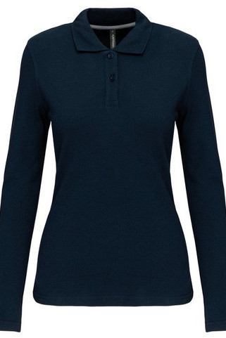 Kariban K244 - Damen Langarm Pique Poloshirt