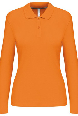 Kariban K244 - LADIES' LONG SLEEVE PIQUE POLO SHIRT