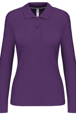 Kariban K244 - LADIES' LONG SLEEVE PIQUE POLO SHIRT