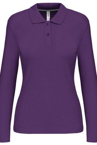 Kariban K244 - LADIES LONG SLEEVE PIQUE POLO SHIRT