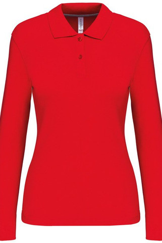 Kariban K244 - LADIES LONG SLEEVE PIQUE POLO SHIRT
