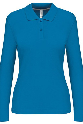 Kariban K244 - LADIES LONG SLEEVE PIQUE POLO SHIRT