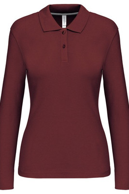 Kariban K244 - LADIES' LONG SLEEVE PIQUE POLO SHIRT