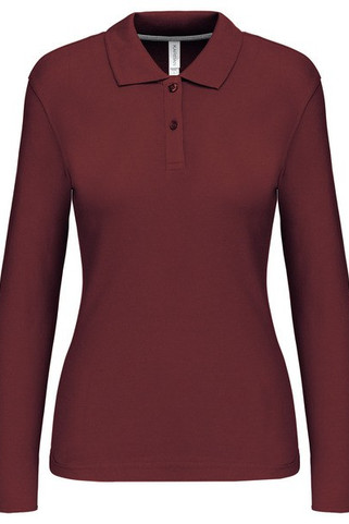 Kariban K244 - LADIES LONG SLEEVE PIQUE POLO SHIRT