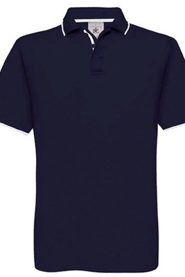 B&C CGPU413 - Polo Maille Piquée Avec Liseré