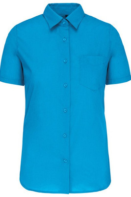 Kariban K548 - Women's Easy Care Polycotton Poplin Shirt with Pocket