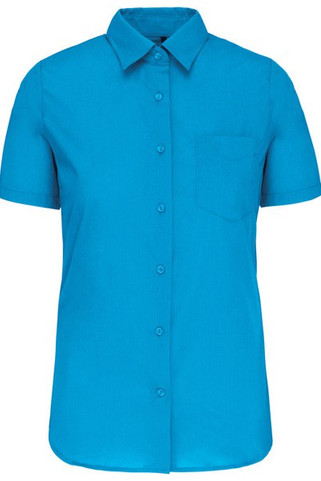 Kariban K548 - Womens Easy Care Polycotton Poplin Shirt with Pocket
