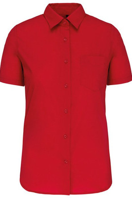 Kariban K548 - Women's Easy Care Polycotton Poplin Shirt with Pocket