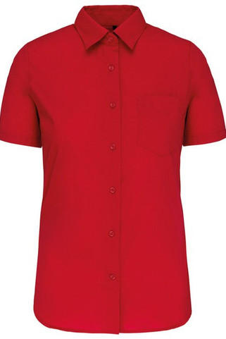 Kariban K548 - Womens Easy Care Polycotton Poplin Shirt with Pocket